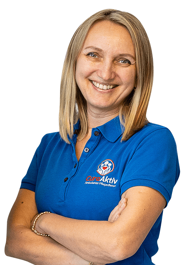 Lächelnde Pflegekraft